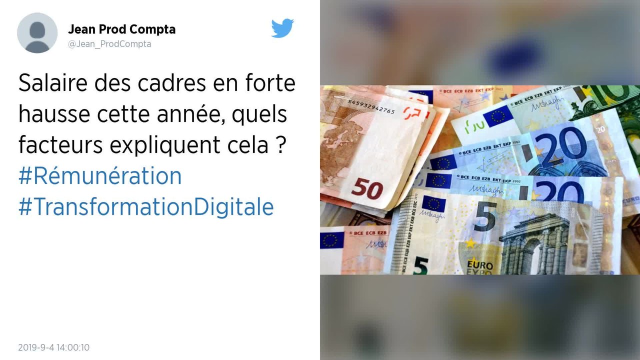 Le salaire des cadres augmente encore en 2018, sauf chez les femmes