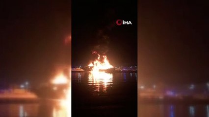 - BAE'de 100'den Fazla Araç Taşıyan Gemi Alev Alev Yandı