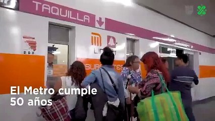 Gobierno de CDMX celebra 50 años del Metro