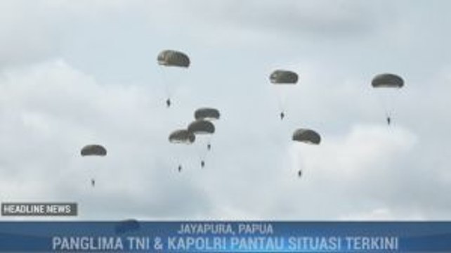 Panglima TNI dan Kapolri Pantau Latihan PPRC di Sentani