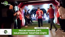 Falcao sahaya çıktı, Galatasaray taraftarı coştu