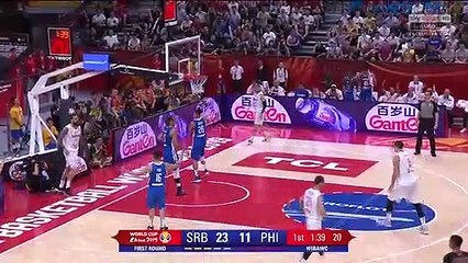 Nikola Jokic Highlights Serbia vs Philippines Basketball World Cup 2019