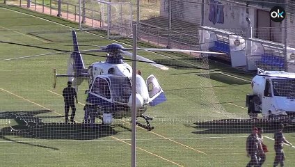 El cuerpo sin vida de Blanca Fernández Ochoa, trasladado hasta el campo de fútbol de Cercedilla
