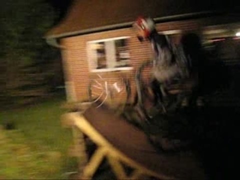 1er saut tremplin vtt