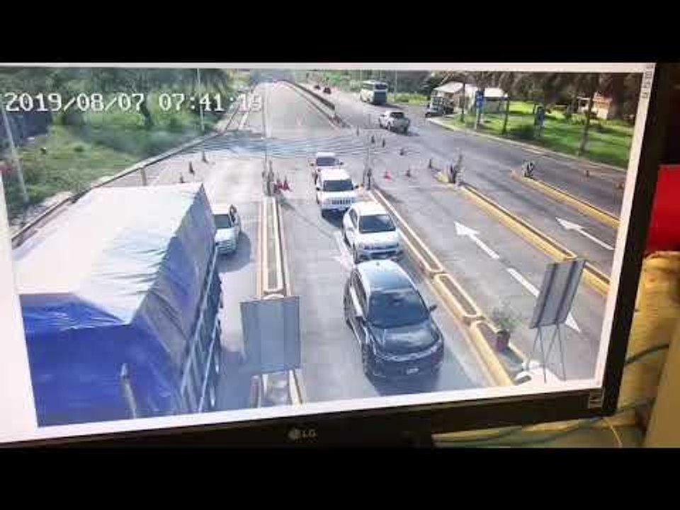 Choque en la caseta de Plan del Río