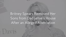 Britney Spears Removed Her Sons from Dad Jamie’s House After an Alleged Altercation