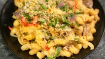 How to Make Philly Mac and Cheese Steak