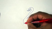 Turn number 2 Draw a duck easy /Como TRANSFORMAR o número 2 em um PATO / Truques com Desenho