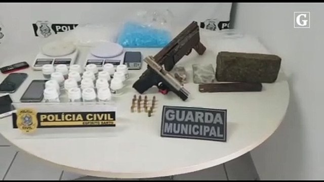 Material apreendido durante operação em Vila Velha