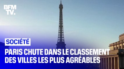 Paris perd six places dans le classement des villes les plus agréables