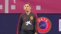 Robert Moreno afronta su debut oficial como seleccionador ante Rumanía en Bucarest