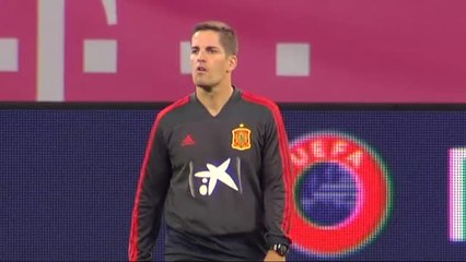 Robert Moreno afronta su debut oficial como seleccionador ante Rumanía en Bucarest