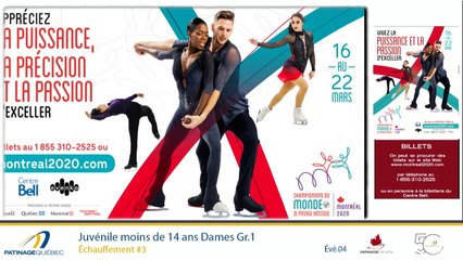 Championnats québécois d'été 2019 présenté par Kloda Focus, Juvénile moins de 14 ans Dames, gr.1