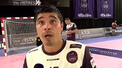 Guillaume Crepain après la défaite d'Istres contre le PSG Handball