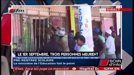 REPLAY - SOIR D'INFO - Pr : ARAME TOURÉ - 04 Septembre 2019 - Partie 2