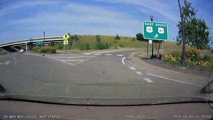Side Swiped by Silver Van