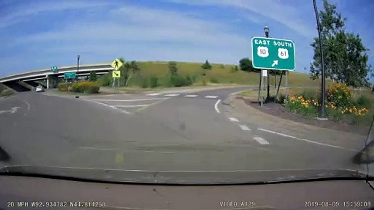 Side Swiped by Silver Van