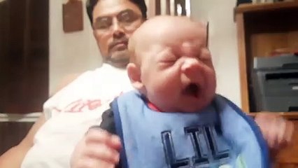 Super Tired Baby - Fun and Fails Baby Video
