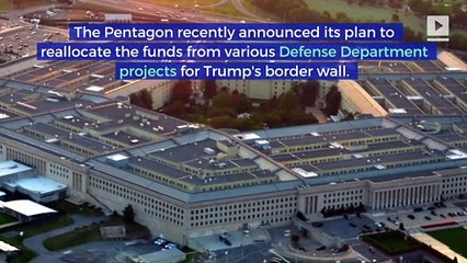US Defense Department Diverts $3.6 Billion for Border Wall