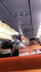 Yolcu uçağını bir yolcu indirdi