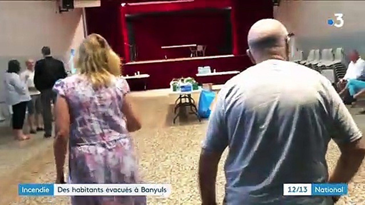Pyrénées-Orientales : des habitants évacués à Banyuls-sur-Mer après un incendie