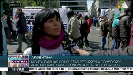 Mov. sociales de Argentina exigen declarar emergencia alimentaria