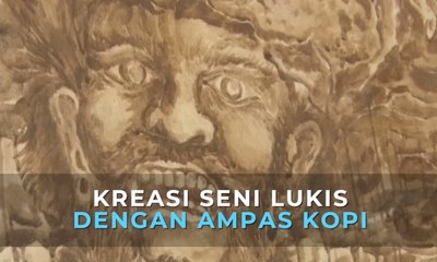 Kreasi Seni Lukisan dari Ampas Kopi
