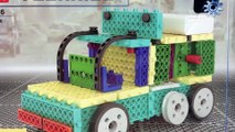 Blocks Trailer Kit Motorized DIY Construction Tecnical HIQ - Unboxing Demo Review