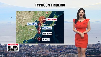 Heavy showers today, Typhoon Lingling to bring heavy rain, strong winds this weekend 090519