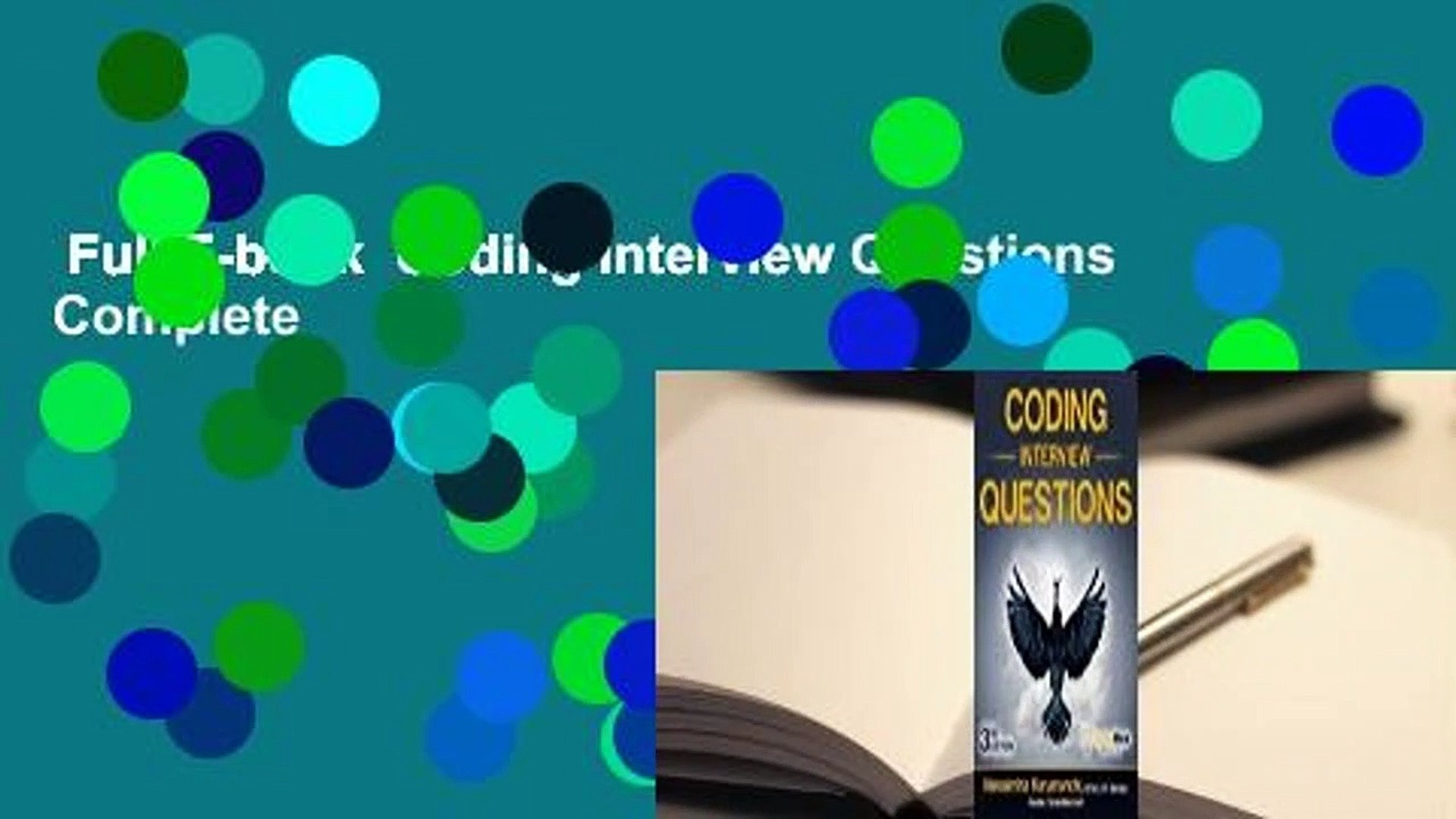 Full E-book  Coding Interview Questions Complete