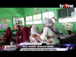 Wali Murid dan Anaknya Aniaya Seorang Guru