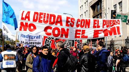 Argentina's markets hold steady as protesters take to the streets