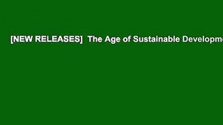 [NEW RELEASES]  The Age of Sustainable Development