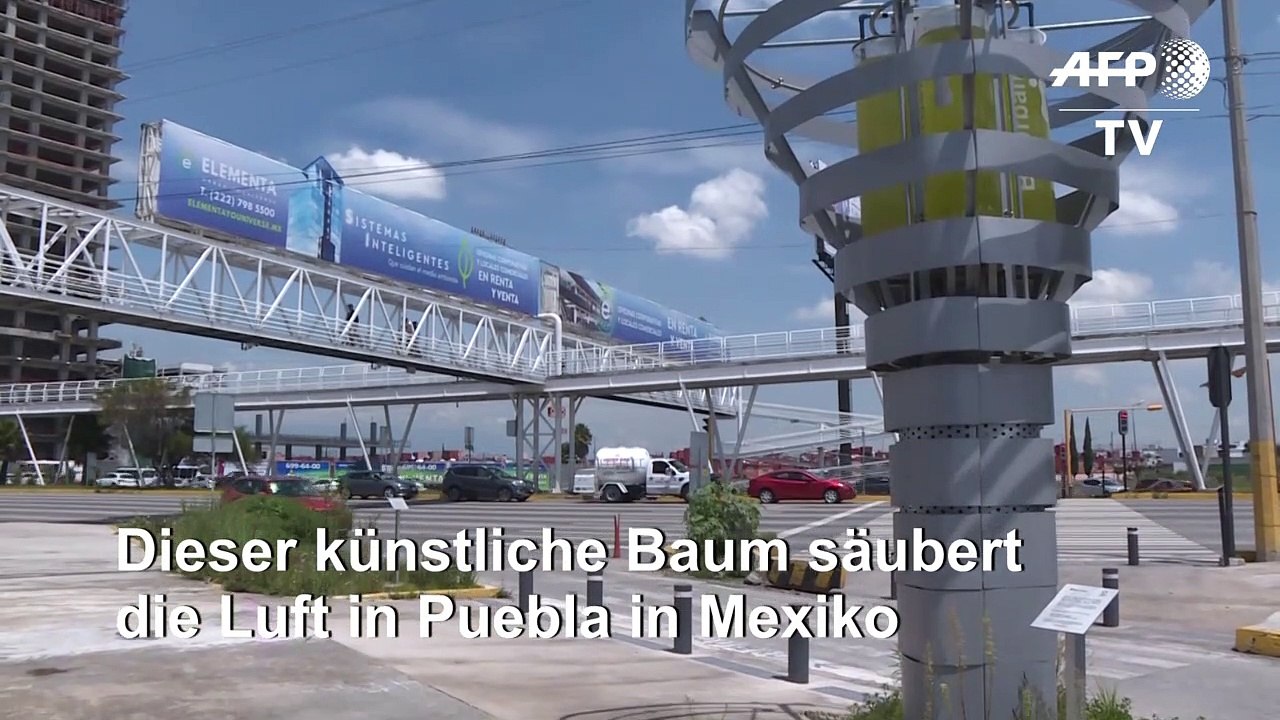 Künstliche Bäume säubern dreckige Stadtluft