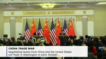 US-China trade negotiations to resume in Washington in October