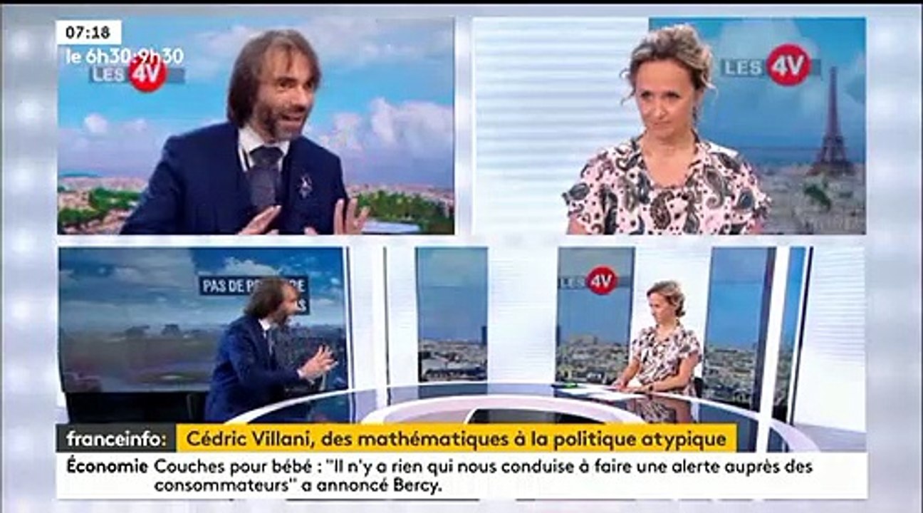 Le député de l'Essonne Cédric Villani, écarté de l'investiture "En Marche",  a annoncé  qu'il présentait une candidature dissidente aux municipales à Paris