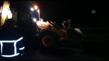 Kamyondan düşen varillerde kimyasal inceleme - EDİRNE