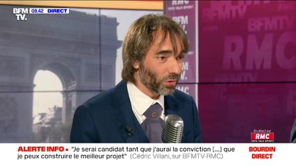 Cédric Villani affirme "avoir prévenu" Emmanuel Macron de sa candidature à la mairie de Paris