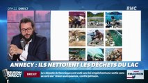 #Magnien, la chronique des réseaux sociaux : A Annecy, ils nettoient les déchets du lac - 05/09