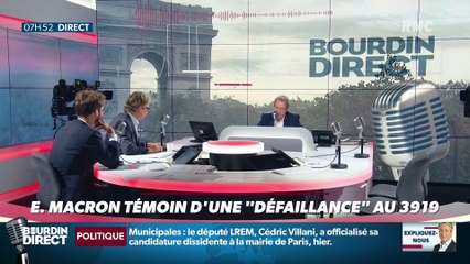 Nicolas Poincaré : Emmanuel Macron témoin d'une "défaillance" au 3919 - 05/09