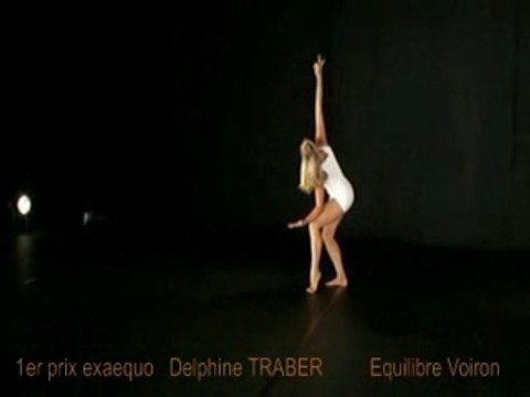 Delphine TRABER lauréate du concours de danse de Voiron