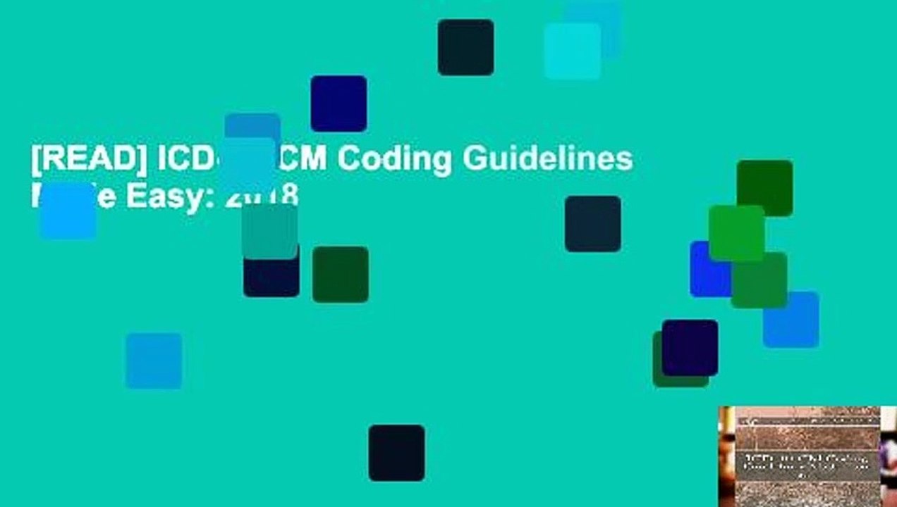 [READ] ICD-10-CM Coding Guidelines Made Easy: 2018
