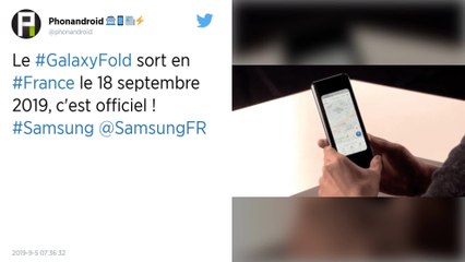 Galaxy Fold. Le téléphone pliable de Samsung en vente vendredi en Corée du Sud