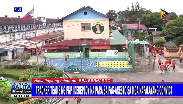 Tracker teams ng PNP, idedeploy na para sa pag-aresto sa mga napalayang convict