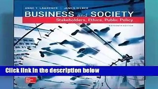 [FREE] Business and Society: Stakeholders, Ethics, Public Policy (Irwin Accounting)