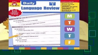 [FREE] Daily Language Review Grade 1