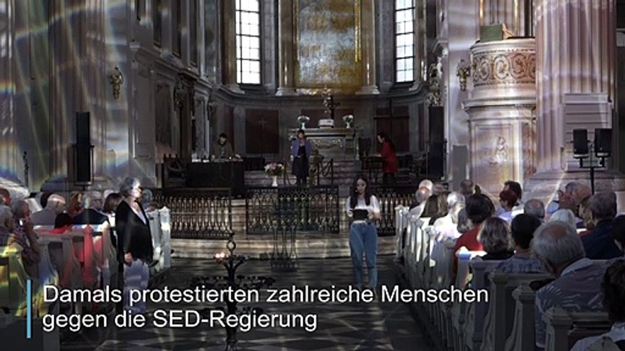 'Lichträume' in Leipzig erinnen an Friedliche Revolution