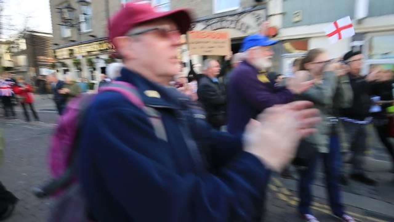 Nigel Farage addresses Doncaster Brexit Party conference