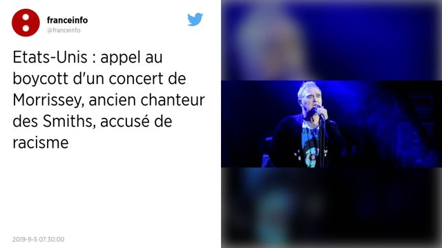 Etats-Unis. Appel au boycott du concert du chanteur Morrissey, accusé de racisme