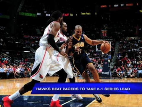 Hawks beat Pacers to take 2-1 series lead